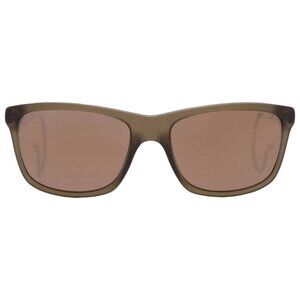 Chopard Polarized Brown Square Men's Sunglasses SCH156M 73MG 57 SCH156M